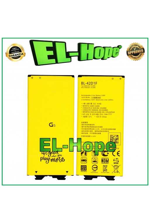 BATTERIA BL-42D1F PER LG G5 H850 H820 H830 H831 2800 mAh PARI ORIGINALE BATTERIA BL-42D1F PER LG G5 H850 H820 H830 H831 2800 mAh PARI ORIGINALE