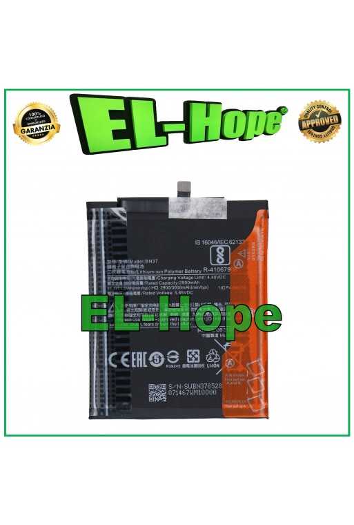 BATTERIA BN37 PER XIAOMI REDMI 6 6A 3000 mAh PARI ORIGINALE BATTERIA BN37 PER XIAOMI REDMI 6 6A 3000 mAh PARI ORIGINALE