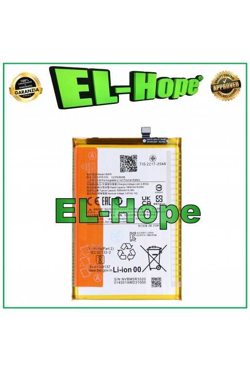 BATTERIA BM5R PER XIAOMI REDMI 12 23053RN02L 23053RN02Y 5000 mAh PARI ORIGINALE
