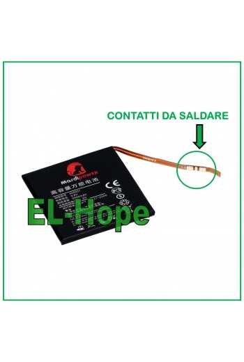 BATTERIA DI RICAMBIO UNIVERSALE PER TCL SMARTPHONE E TABLET 3.8V 2800mAh 