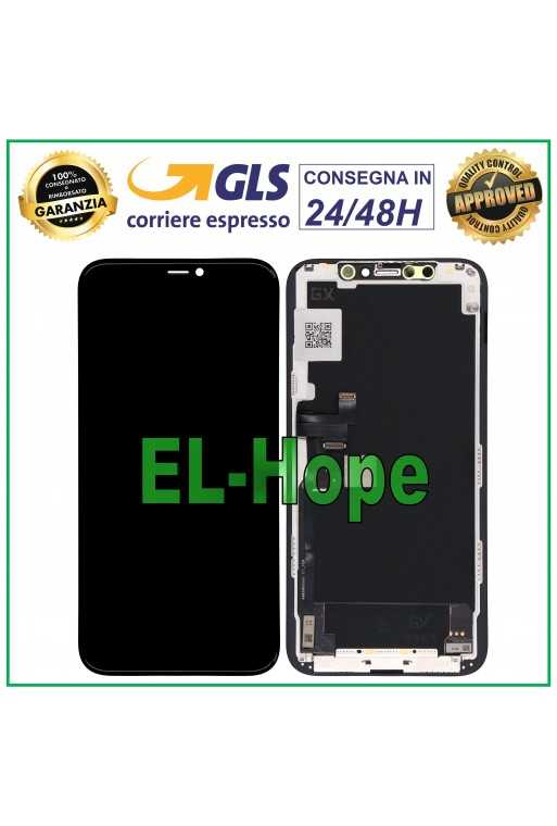DISPLAY LCD OLED PER APPLE IPHONE 11 PRO TOUCH SCREEN SCHERMO VETRO GX ORIGINALE DISPLAY LCD OLED PER APPLE IPHONE 11 PRO TOUCH SCREEN SCHERMO VETRO GX ORIGINALE
