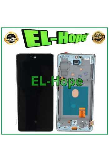 DISPLAY TOUCH LCD OLED + FRAME PER SAMSUNG GALAXY S20 FE SM G780F G781 BIANCO
