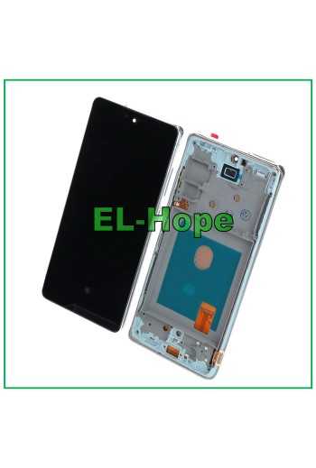 DISPLAY TOUCH LCD OLED + FRAME PER SAMSUNG GALAXY S20 FE SM G780F G781 BIANCO