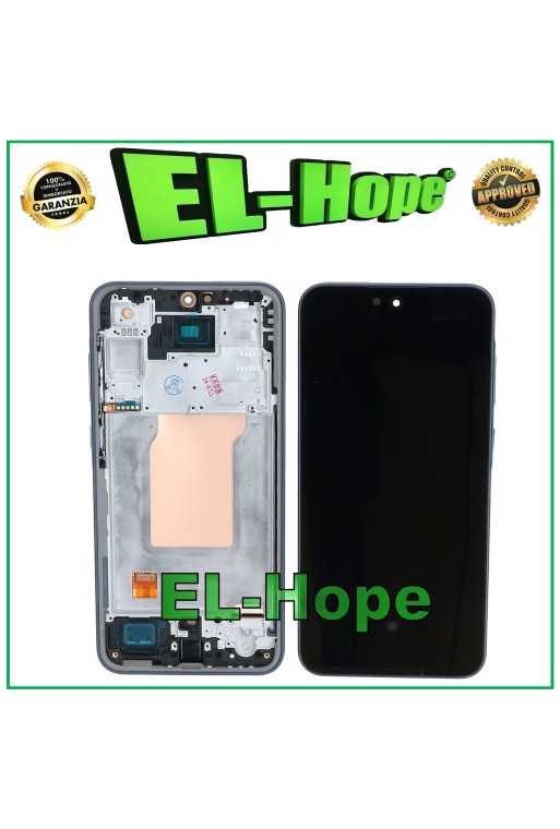 DISPLAY LCD OLED FRAME PER SAMSUNG GALAXY A35 5G SM-A356 TOUCH SCREEN VETRO NERO DISPLAY LCD OLED FRAME PER SAMSUNG GALAXY A35 5G SM-A356 TOUCH SCREEN VETRO NERO