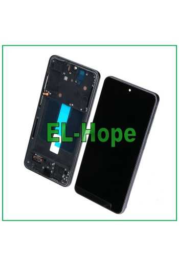 DISPLAY LCD TFT FRAME PER SAMSUNG GALAXY S21 FE SM-G990B TOUCH SCHERMO NERO