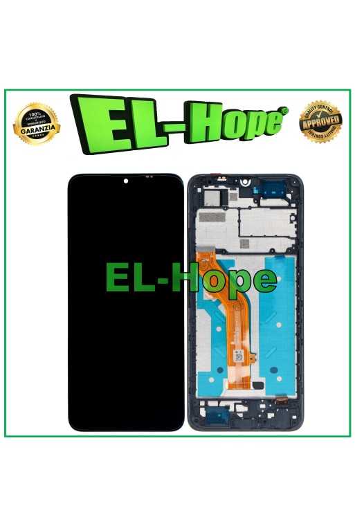 DISPLAY LCD + FRAME PER TCL 40 SE T610K T610K2 TOUCH SCREEN VETRO SCHERMO NERO DISPLAY LCD + FRAME PER TCL 40 SE T610K T610K2 TOUCH SCREEN VETRO SCHERMO NERO