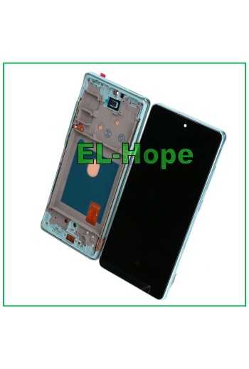DISPLAY TOUCH LCD OLED + FRAME PER SAMSUNG GALAXY S20 FE SM G780F G781 VERDE