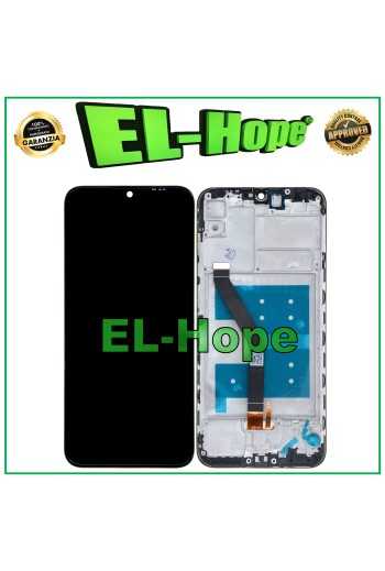 DISPLAY LCD + FRAME PER HUAWEI Y6S 2019 JAT-L41 TOUCH SCREEN SCHERMO VETRO NERO