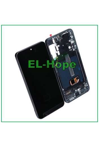 DISPLAY LCD OLED FRAME PER SAMSUNG GALAXY S22+ PLUS SM-S906 TOUCH SCHERMO NERO