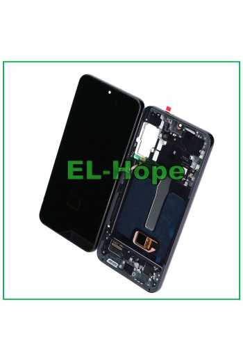 DISPLAY LCD OLED FRAME PER SAMSUNG GALAXY S22+ PLUS SM-S906 TOUCH SCHERMO NERO