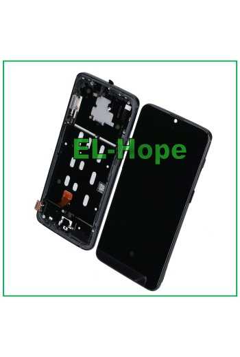 DISPLAY LCD OLED + FRAME PER ONEPLUS 6T A6010 A6013 TOUCH SCREEN SCHERMO NERO