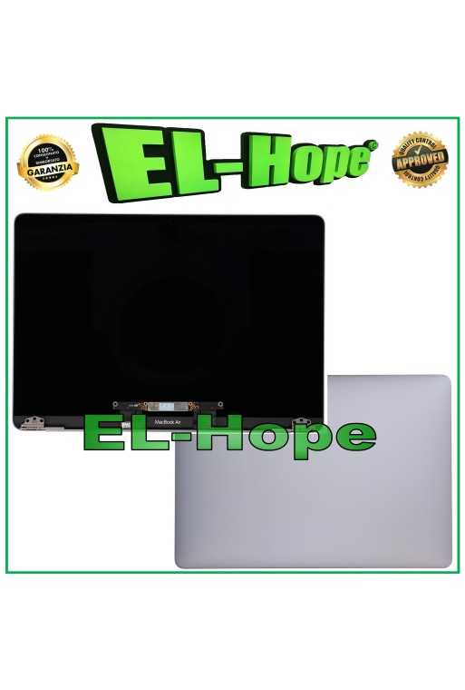 DISPLAY LCD PER APPLE MACBOOK AIR 13 M1 (2020) A2337 SCHERMO MONITOR GRAY GRIGIO DISPLAY LCD PER APPLE MACBOOK AIR 13 M1 (2020) A2337 SCHERMO MONITOR GRAY GRIGIO
