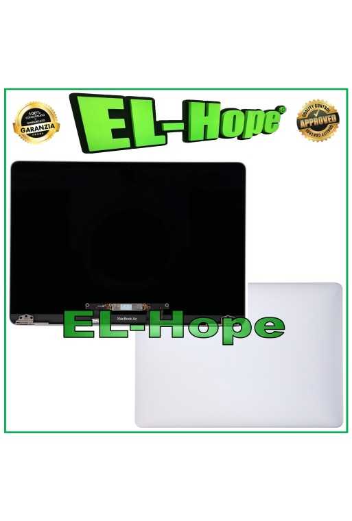 DISPLAY LCD PER APPLE MACBOOK AIR 13 M1 (2020) A2337 SCHERMO MONITOR SILVER DISPLAY LCD PER APPLE MACBOOK AIR 13 M1 (2020) A2337 SCHERMO MONITOR SILVER