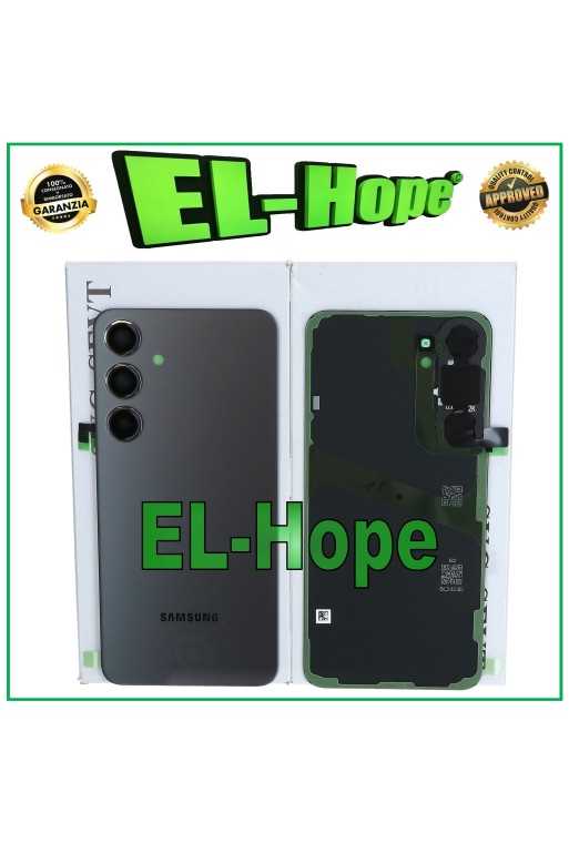 COPRI BATTERIA ORIGINALE SAMSUNG GALAXY S24 PLUS SM-S926 BACK COVER NERO ONICE