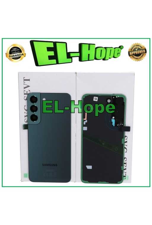 COPRI BATTERIA ORIGINALE SAMSUNG GALAXY S22 SM-S901 SCOCCA POSTERIORE VERDE COPRI BATTERIA ORIGINALE SAMSUNG GALAXY S22 SM-S901 SCOCCA POSTERIORE VERDE