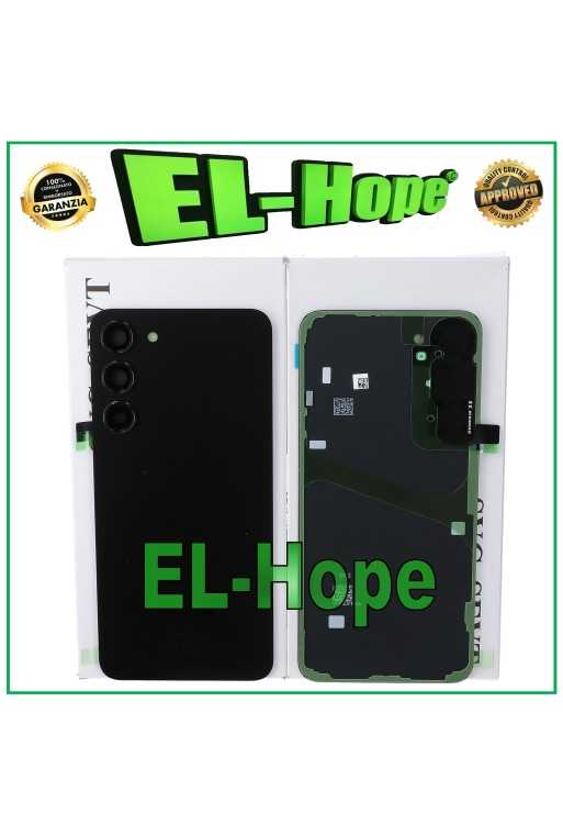 COPERCHIO BATTERIA ORIGINALE SAMSUNG GALAXY S23 PLUS SM-S916 BACK COVER NERO COPERCHIO BATTERIA ORIGINALE SAMSUNG GALAXY S23 PLUS SM-S916 BACK COVER NERO