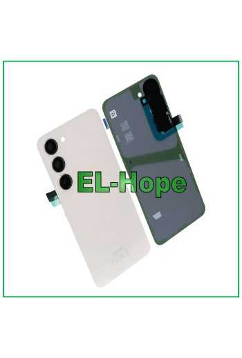 COPERCHIO BATTERIA ORIGINALE SAMSUNG GALAXY S23 5G SM-S911B SCOCCA VETRO CREAM