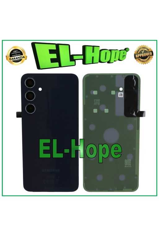 COPERCHIA BATTERIA ORIGINALE SAMSUNG GALAXY A35 SM-A356B SCOCCA VETRO BLU NAVY