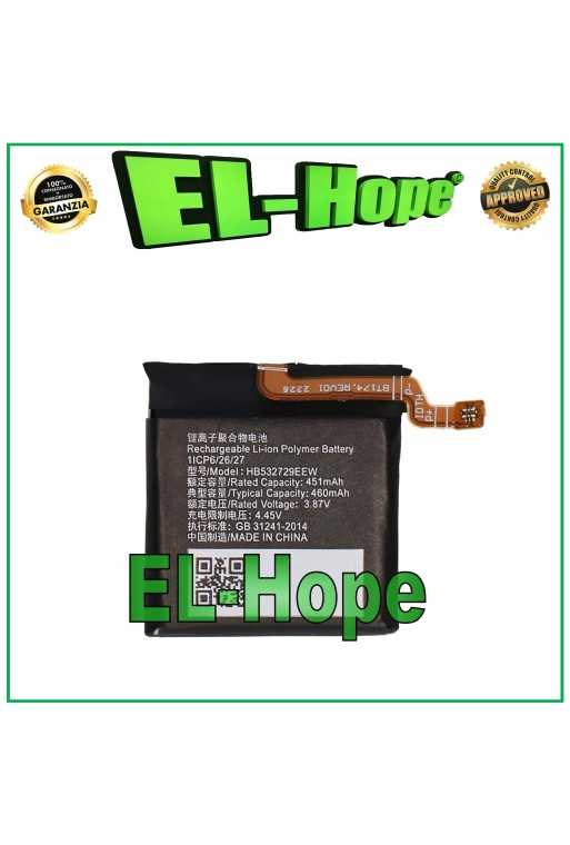 BATTERIA HB532729EEW PER HUAWEI WATCH GT 2 PRO 460 mAh PARI ORIGINALE BATTERIA HB532729EEW PER HUAWEI WATCH GT 2 PRO 460 mAh PARI ORIGINALE