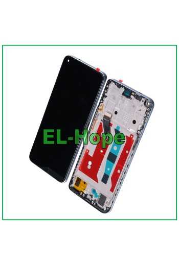 DISPLAY LCD FRAME PER HUAWEI HONOR 50 LITE NTN-LX1 L22 TOUCH SCREEN VETRO SILVER