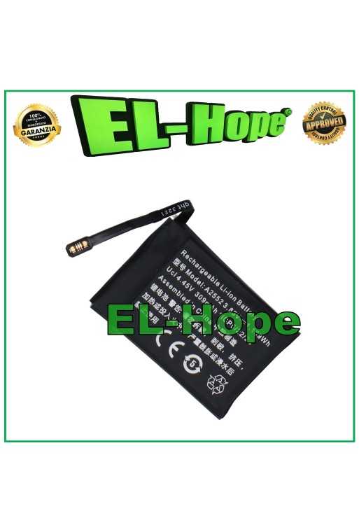 BATTERIA A2552 PER APPLE WATCH SERIE 7 GENERAZIONE 45 mm 309 mAh PARI ORIGINALE BATTERIA A2552 PER APPLE WATCH SERIE 7 GENERAZIONE 45 mm 309 mAh PARI ORIGINALE