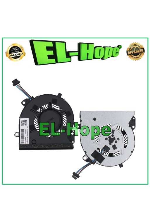 VENTOLA FAN CPU L25585-001 L23895-001 PER HP PAVILION SERIE 15-CS 15-CW 4 PIN VENTOLA FAN CPU L25585-001 L23895-001 PER HP PAVILION SERIE 15-CS 15-CW 4 PIN