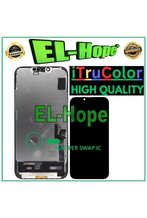 DISPLAY LCD iTruColor HARD OLED PREMIUM PER APPLE IPHONE 14 PLUS TOUCH SCHERMO DISPLAY LCD iTruColor HARD OLED PREMIUM PER APPLE IPHONE 14 PLUS TOUCH SCHERMO