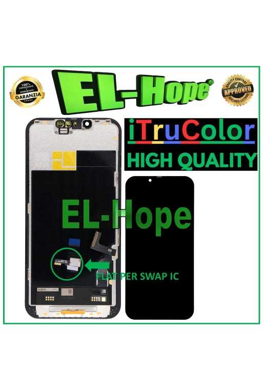 DISPLAY LCD iTruColor HARD OLED PREMIUM PER APPLE IPHONE 13 TOUCH SCREEN SCHERMO DISPLAY LCD iTruColor HARD OLED PREMIUM PER APPLE IPHONE 13 TOUCH SCREEN SCHERMO