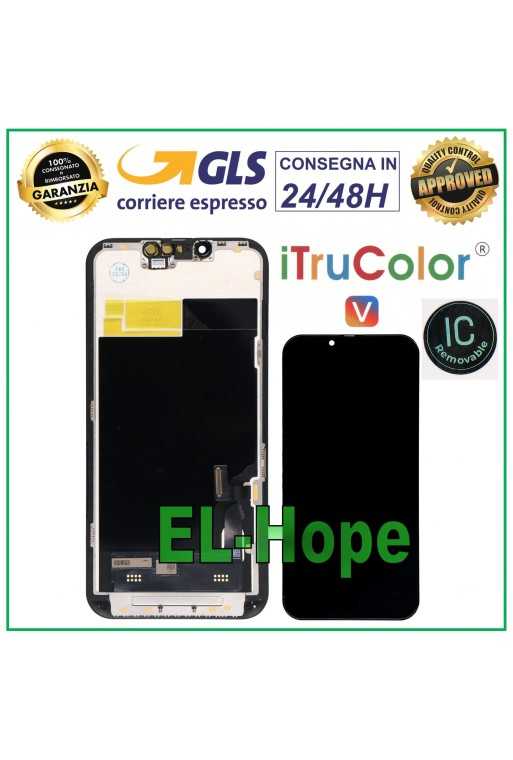 DISPLAY LCD iTruColor HD INCELL PER APPLE IPHONE 13 TOUCH SCREEN SCHERMO MONITOR DISPLAY LCD iTruColor HD INCELL PER APPLE IPHONE 13 TOUCH SCREEN SCHERMO MONITOR