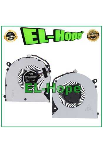 VENTOLA FAN CPU PER FUJITSU LIFEBOOK A544 (VERSIONE 2) LARGHEZZA 7 cm 4 PIN