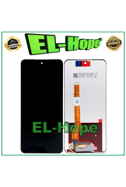 DISPLAY LCD PER OPPO REALME 12 LITE TOUCH SCREEN VETRO SCHERMO ASSEMBLATO NERO DISPLAY LCD PER OPPO REALME 12 LITE TOUCH SCREEN VETRO SCHERMO ASSEMBLATO NERO