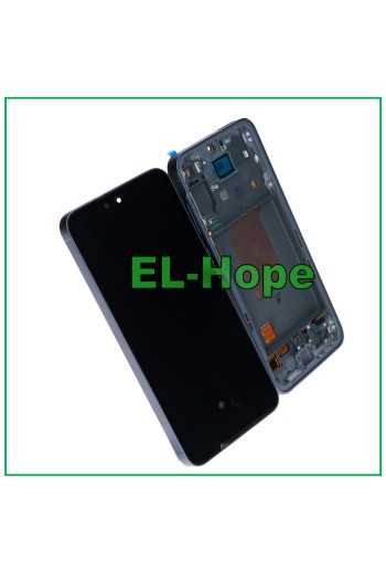 DISPLAY LCD OLED FRAME PER SAMSUNG GALAXY A55 5G SM-A556 A556B TOUCH SCREEN NERO