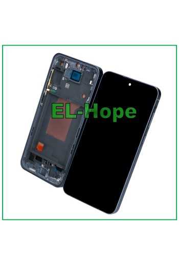 DISPLAY LCD TFT FRAME PER SAMSUNG GALAXY A55 5G SM-A556 A556B TOUCH SCREEN NERO