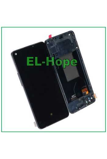 DISPLAY LCD OLED + FRAME PER OPPO RENO 6 5G PEQM00 CPH2251 TOUCH SCREEN NERO