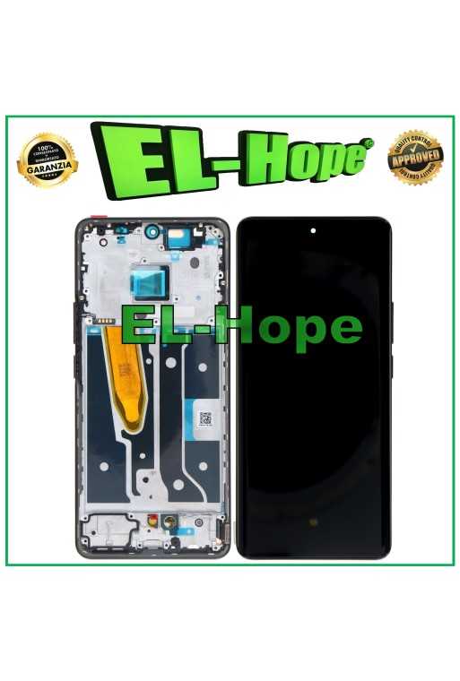 DISPLAY LCD OLED + FRAME PER OPPO REALME 11 PRO 5G RMX3771 TOUCH VETRO SCHERMO DISPLAY LCD OLED + FRAME PER OPPO REALME 11 PRO 5G RMX3771 TOUCH VETRO SCHERMO