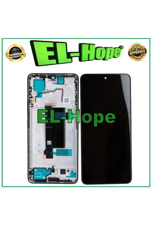 DISPLAY LCD + FRAME TFT PER XIAOMI REDMI NOTE 13 PRO 5G 2312CRAD3C TOUCH NERO DISPLAY LCD + FRAME TFT PER XIAOMI REDMI NOTE 13 PRO 5G 2312CRAD3C TOUCH NERO