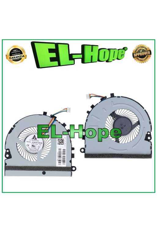 VENTOLA KSB06105HB FAN CPU PER NOTEBOOK HP DC28000L6D0 SPS-L20473-001 4 PIN VENTOLA KSB06105HB FAN CPU PER NOTEBOOK HP DC28000L6D0 SPS-L20473-001 4 PIN