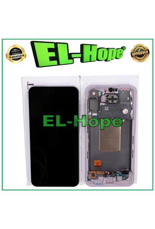 DISPLAY TOUCH OLED ORIGINALE SAMSUNG GALAXY A55 5G SM-A556 FRAME LAVENDER LILAC DISPLAY TOUCH OLED ORIGINALE SAMSUNG GALAXY A55 5G SM-A556 FRAME LAVENDER LILAC