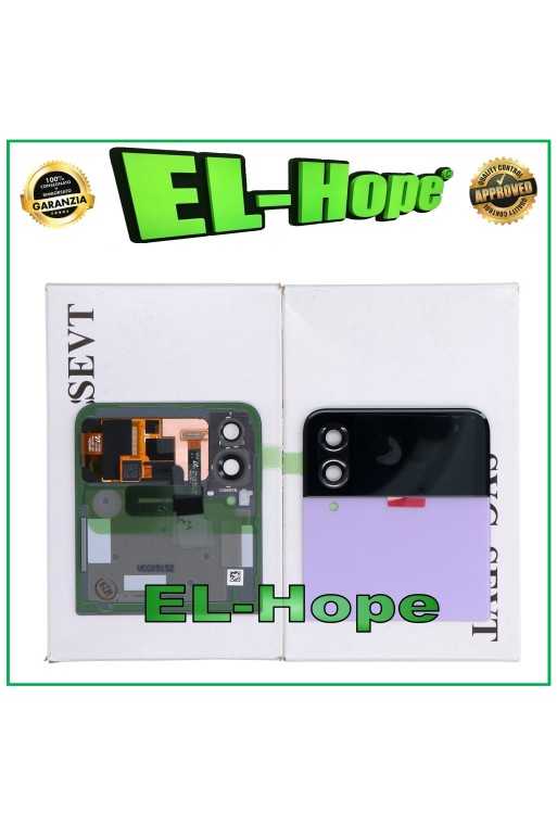 DISPLAY ESTERNO VETRO SCOCCA ORIGINALE SAMSUNG GALAXY Z FLIP 4 5G SM-F721 VIOLA DISPLAY ESTERNO VETRO SCOCCA ORIGINALE SAMSUNG GALAXY Z FLIP 4 5G SM-F721 VIOLA