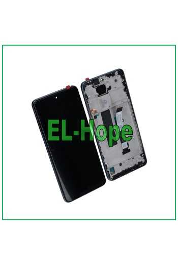 DISPLAY LCD + FRAME PER XIAOMI REDMI NOTE 9 PRO 5G 2020 TOUCH ASSEMBLATO NERO