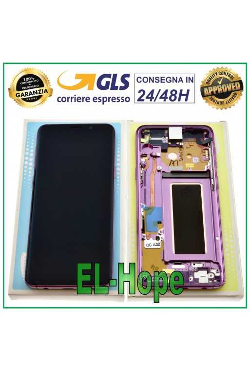DISPLAY LCD ORIGINALE SAMSUNG GALAXY S9 SM-G960F 2018 TOUCH SCREEN PURPLE VIOLA DISPLAY LCD ORIGINALE SAMSUNG GALAXY S9 SM-G960F 2018 TOUCH SCREEN PURPLE VIOLA