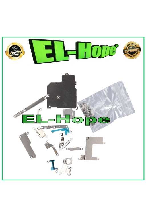 SET KIT COMPLETO VITI SUPPORTI STAFFE SCHERMATURE INTERNE PER IPHONE 13 PRO SET KIT COMPLETO VITI SUPPORTI STAFFE SCHERMATURE INTERNE PER IPHONE 13 PRO