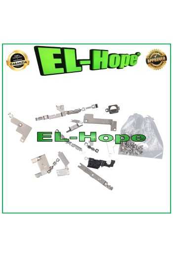 SET KIT COMPLETO VITI SUPPORTI STAFFE SCHERMATURE INTERNE PER IPHONE 14 PLUS