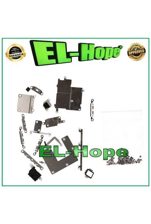 SET KIT COMPLETO VITI SUPPORTI STAFFE SCHERMATURE INTERNE PER IPHONE 11 PRO MAX SET KIT COMPLETO VITI SUPPORTI STAFFE SCHERMATURE INTERNE PER IPHONE 11 PRO MAX