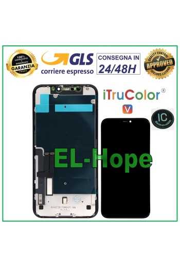 DISPLAY LCD iTruColor HD INCELL PER APPLE IPHONE 11 TOUCH SCREEN SCHERMO MONITOR