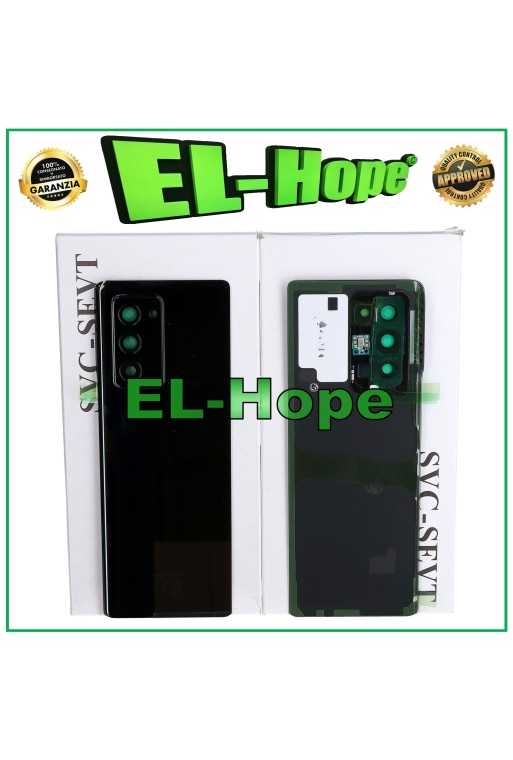COPERCHIO CASE POSTERIORE ORIGINALE SAMSUNG GALAXY Z FOLD 2 5G SM-F916B NERO
