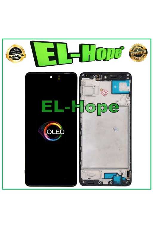 DISPLAY LCD OLED FRAME PER SAMSUNG GALAXY M62 F62 SM-M625F TOUCH SCREEN NERO DISPLAY LCD OLED FRAME PER SAMSUNG GALAXY M62 F62 SM-M625F TOUCH SCREEN NERO