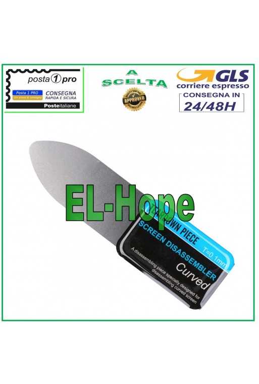 TOOL 0.1mm LAMA ULTRA SOTTILE IN ACCIAIO APERTURA DISPLAY LCD CURVO SMARTPHONE TOOL 0.1mm LAMA ULTRA SOTTILE IN ACCIAIO APERTURA DISPLAY LCD CURVO SMARTPHONE
