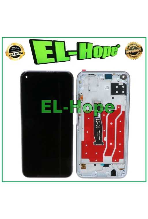 DISPLAY LCD + FRAME PER HUAWEI P40 LITE JNY-L21A LX1 TOUCH SCREEN VETRO SILVER DISPLAY LCD + FRAME PER HUAWEI P40 LITE JNY-L21A LX1 TOUCH SCREEN VETRO SILVER