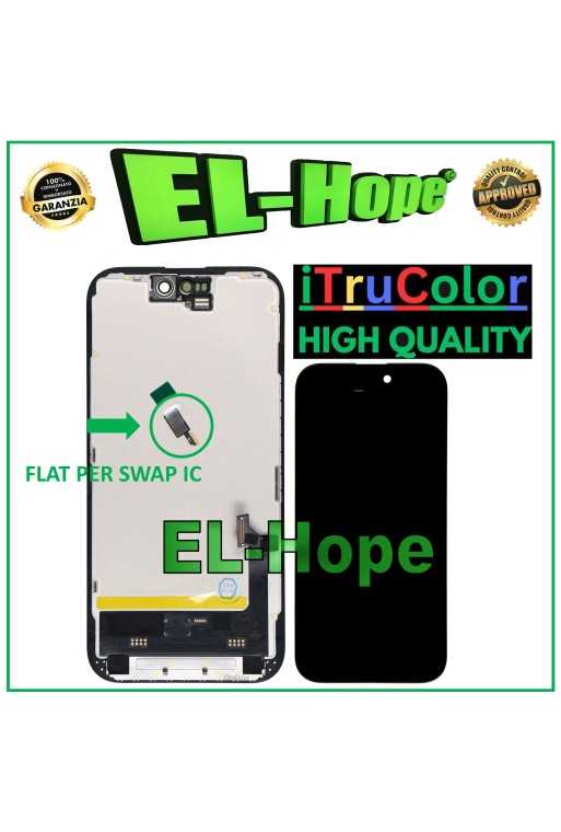 DISPLAY LCD iTruColor SOFT OLED PREMIUM PER APPLE IPHONE 15 TOUCH SCREEN SCHERMO DISPLAY LCD iTruColor SOFT OLED PREMIUM PER APPLE IPHONE 15 TOUCH SCREEN SCHERMO